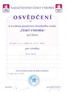 Cesky vyrobek_osvedceni_VPtrend